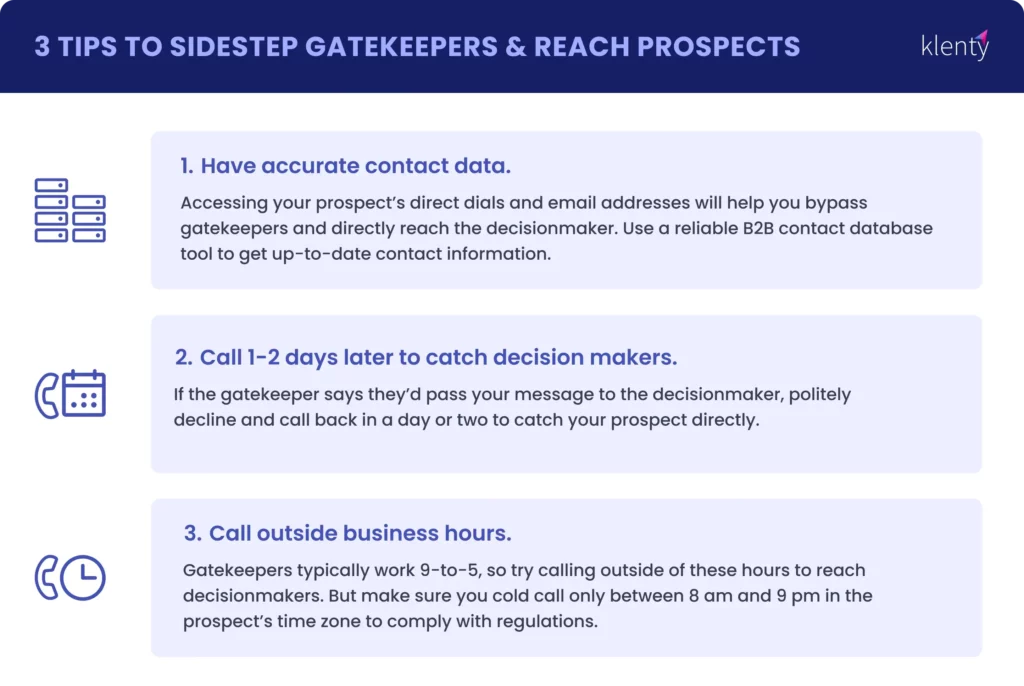 3 tips to getting past the gatekeepers