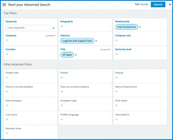 advanced lead search linkedIn sales navigator linkedIn for b2b sales